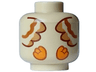 Minifigure, Head without Face with Dark Orange, Dark Tan and Reddish Brown Wings, Orange Feet Pattern (Gabby's Dollhouse Baby Me-Owl Body)