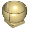 Cylinder Hemisphere 3 x 3 Ball Turret Socket with 2 x 2 Base