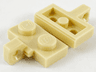 Hinge Plate 1 x 2 Locking with 1 Finger on Side with Bottom Groove