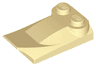 Slope, Curved 3 x 2 x 2/3 with 2 Studs, Wing End
