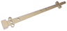 Boat, Mast 2 x 2 x 20 with Holes and Axle Hole (x Shape / + Orientation)