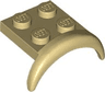 Vehicle, Mudguard 3 x 3 x 1 with Arch Round
