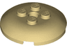 Brick, Round 4 x 4 x 2/3 Dome Top with Hole