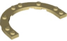 Plate, Round 5 x 8 Rounded End with 4 x 6 Curved Cutout