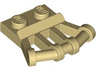 Plate, Modified 1 x 2 with Angled Bar Handles on Side