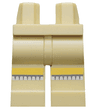 Hips and Legs with Yellow Knee Stripes and White Socks Pattern