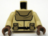 Torso SW Mon Calamari Officer Suit Pattern / Tan Arms / Reddish Brown Hands