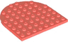 Plate, Round 8 x 8 Rounded End