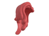 Minifigure, Hair Female Long Top, Left Side Swept Back