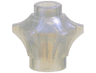 Rock 1 x 1 Crystal 6 Point (Mace Head / Brick, Round 1 x 1 with 6 Barbs / Points)