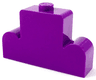 Brick, Modified 1 x 4 x 2 Center Stud Top