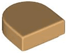Tile, Round 1 x 1 Half Circle Extended