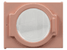 Scala Washing Machine Door with Molded Trans-Clear Glass Pattern