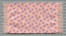 Scala Cloth Rug with Blue Leaves and Red Berries Pattern