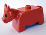 Duplo Cow Adult with Solid Black Eyes Pattern