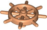 Boat, Ship's Wheel with Slots in Pin
