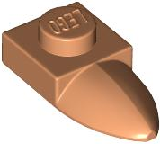 Plate, Modified 1 x 1 with Tooth Horizontal