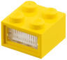 Electric, Light Brick 4.5V 2 x 2 with 3 Plug Holes, Trans-Clear Diffuser Lens