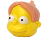 Minifigure, Head, Modified Simpsons Martin Prince with Nougat Hair Pattern