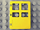 Duplo Door / Window Pane 1 x 4 x 4 with Four Panes Different Sizes