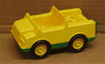Duplo Car with 2 x 2 Studs and Green Base