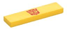 Tile 1 x 4 with Red Robot Mask Transformers Autobot Symbol Pattern (BrickHeadz Bumblebee Robot Chest)