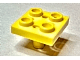 Plate, Modified 2 x 2 with Pin on Bottom, Small Holes in Plate and Locking Fingers on Underside
