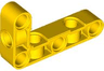 Technic, Liftarm, Modified Perpendicular Holes Bent Thick L-Shape 3 x 5