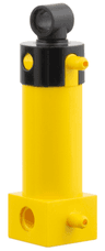 Pneumatic Cylinder with 2 Inlets Medium (48mm) with Black Top
