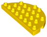 Duplo, Plate Round Corner 4 x 8 Double