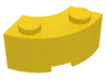 Brick, Round Corner 2 x 2 Macaroni with Stud Notch