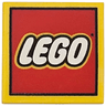 Tile 2 x 2 with Modern LEGO Logo Large Pattern