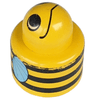 Primo Brick, Round Rattle 1 x 1 with Bumblebee Pattern