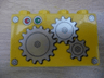 Duplo, Brick 2 x 4 x 2 with 3 Gears Pattern