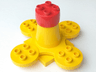 Duplo Merry-Go-Round Large with Red Cap, Four Seats and 4 x 4 Base