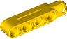 Technic, Steering Arm 5 x 1 with Tow Ball Socket Rounded, Chamfered, Type 2 - Groove on Top
