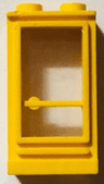 Door 1 x 2 x 3 Hinge on Right with Trans-Clear Glass