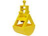 Crane Bucket with Spring and Yellow Handle (3489 / bb0217 / 3490)