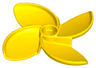 Duplo Propeller Rotor 4 Blade, 4 Diameter, Curved
