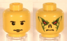 Minifigure, Head Dual Sided HP Quirrell / Voldemort Pattern