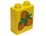 Duplo, Brick 1 x 2 x 2 with Hazelnuts Pattern