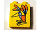Duplo, Brick 1 x 2 x 2 with Colorful Bird Pattern