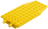 Wedge, Plate 6 x 12 x 1 Cut Corners with 2 Fixed Rotatable Pins