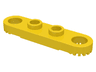 Technic, Plate 1 x 4 with Toothed Ends
