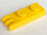 Hinge Plate 1 x 2 with 3 Fingers on End - Solid Studs