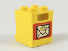 Container, Box 2 x 2 x 2 with Mail Envelope Pattern