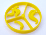Minifigure, Plume Feather Wheel, 3 on Sprue