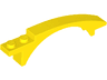 Slope, Curved 8 x 1 x 1 2/3 with Arch and 2 Recessed Studs