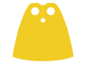 Minifigure Cape Cloth, Standard - Traditional Starched Fabric - 4.0cm Height