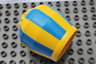 Duplo Cement Mixer Bucket with Blue Stripes Pattern